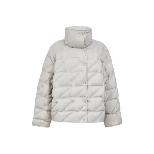 ONLY C42 Паровой Синий Серый Женский Пуховик