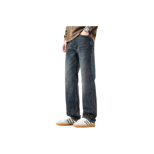 Clog Heel Темно-синий Унисекс Джинсы