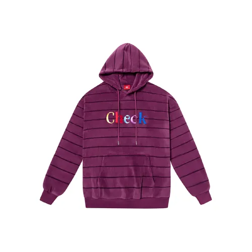 Checkitout Udumbara Blazing Цветочный дизайн Фиолетовый Унисекс Свитшоты