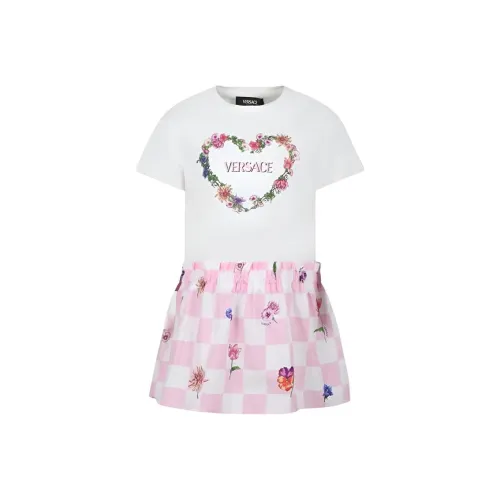 VERSACE Детское платье белое для малышей