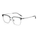 H89703CG/9B Яркий Ink Черный Зеленый Рамка + Брушированный Серебряный Зеркало Temple