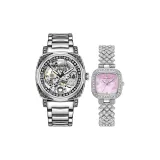 Dual Watch серебристо-розового цвета