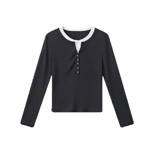 LUYOUYE Осенний Длинный Рукав Т-Рубашка Женская