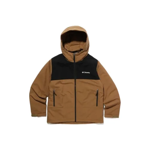 Columbia совместный бренд Коричневый Мужской пуховик