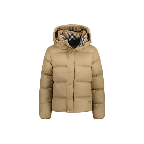 Burberry Пуховик Мужской Бежевый
