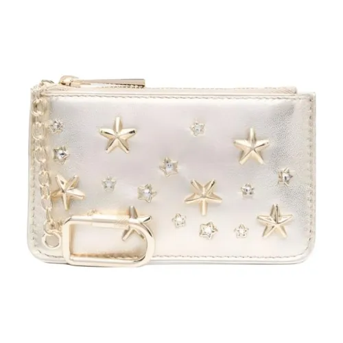 Jimmy Choo Кошелек из кожи наппа женский золотой