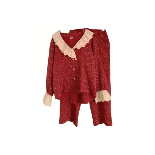GOYN Красный Женский Пижамный Комплект