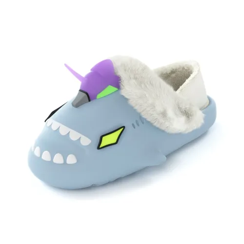 HelloSlippers Shark Winter Sharkicks Winter Меха Домашние тапочки с каблуком унисекс