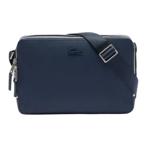 Сумка через плечо из коровьей кожи с логотипом LACOSTE стандартная унисекс