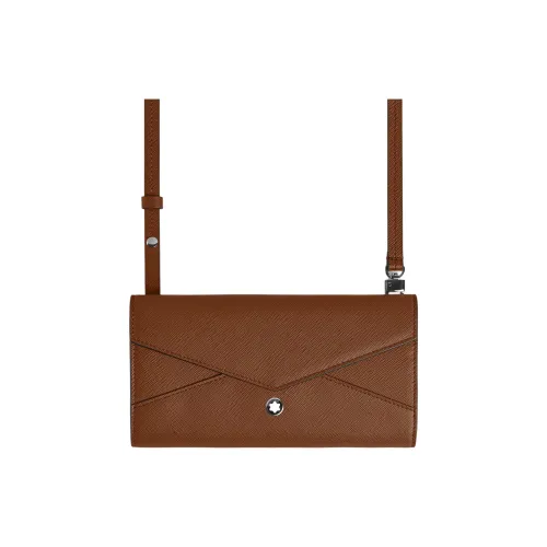 MONTBLANC Full Зернистая кожа коровы Кошелек Женские Коричневый