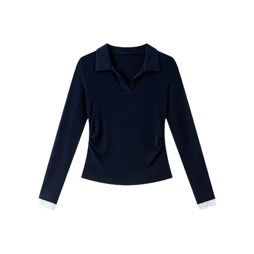 LUYOUYE Осенний Длинный Рукав Т-Рубашка Женская