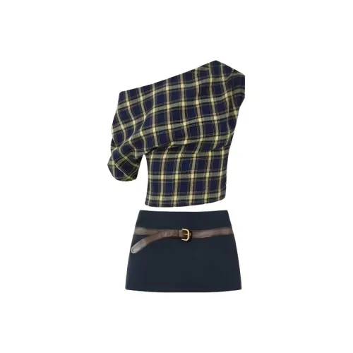 TIBINB Женские Комплекты с Юбкой