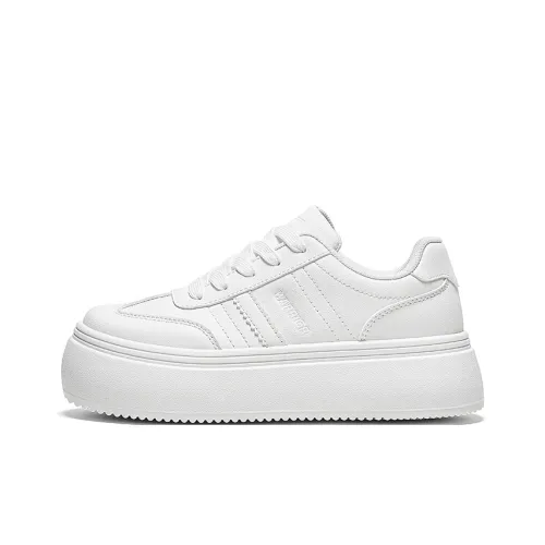 Warrior Белый Кроссовки Устойчивые к истиранию Дышащий Противоскользящий Низкий Топ Скейтбординг Кроссовки Женские