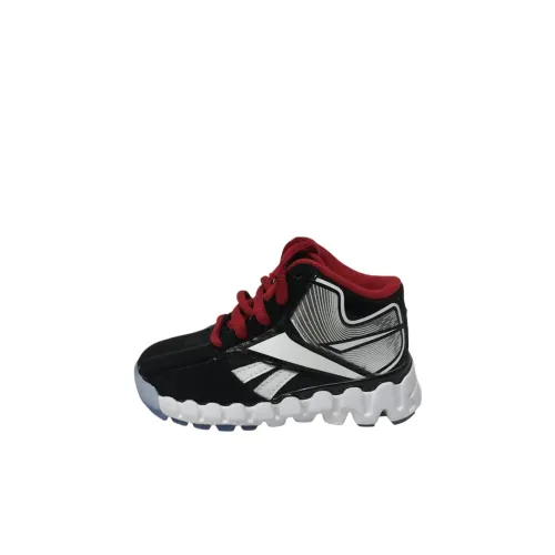 Reebok MID Топ Обувь для малышей Белый черный Infant And Toddler