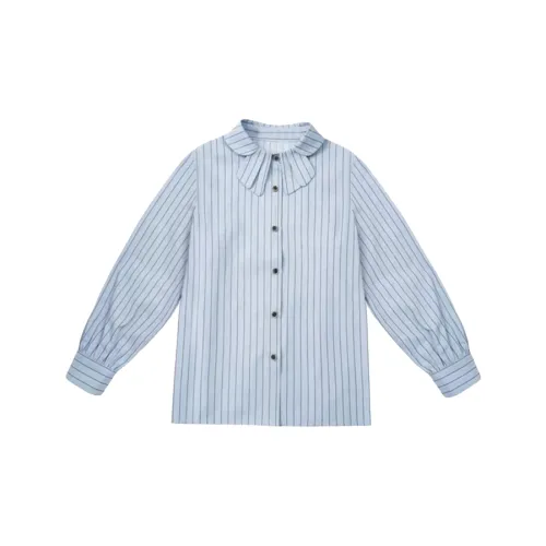 JOSR Blue Women's Shirts JOSR Синий Женские Рубашки