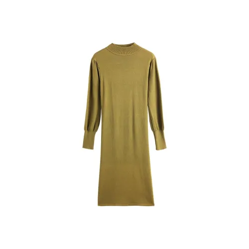 TUCANO Женские Длинные Платья с Длинными Рукавами