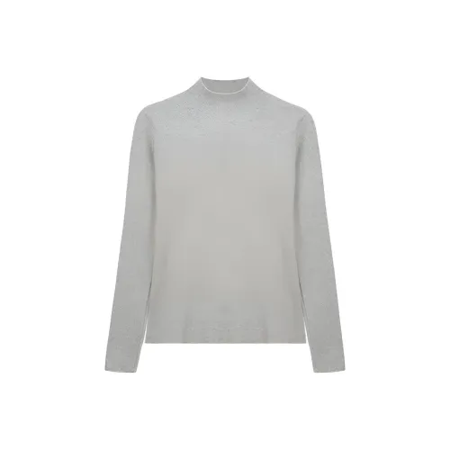 POWXV Светло-Кремовый Серый Женский Трикотаж