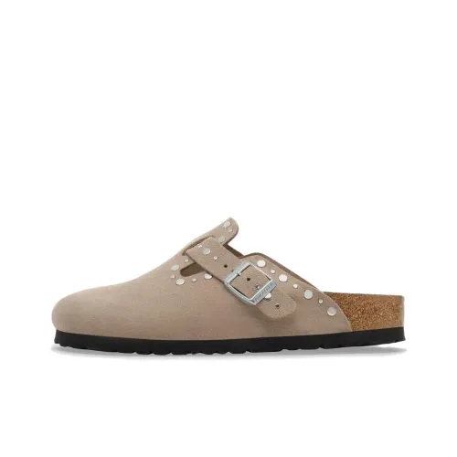 Биркенсток Бостон Риветс ЭВА Устойчивый к истиранию Домашние тапочки Женские Тауповый Обычный Свободный крой