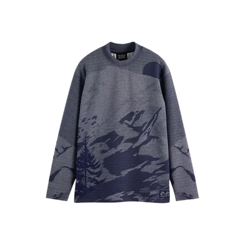 Scotch Soda Светло-серый синий Мужская T-рубашка