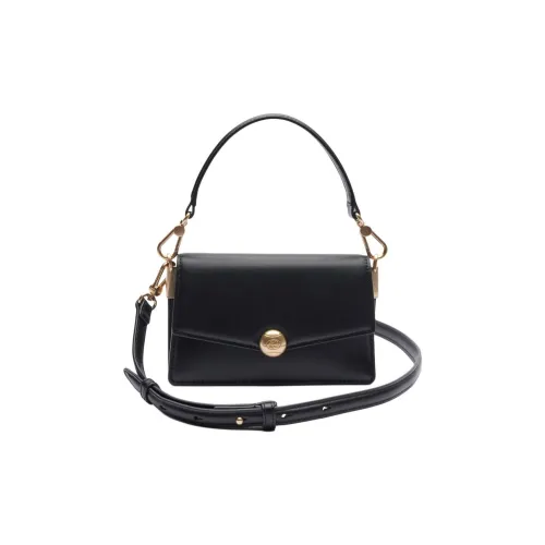 Сумка LACOSTE Collaboration из коровьей кожи маленькая женская черная