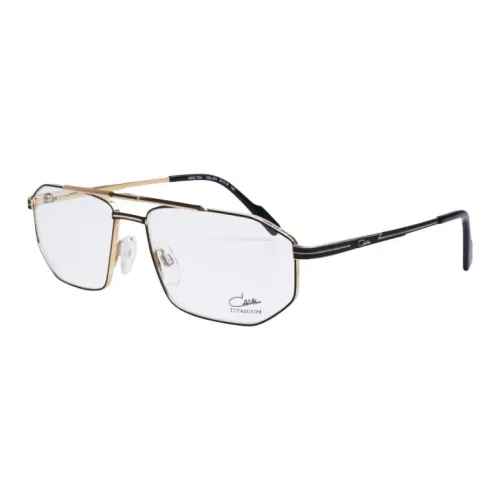 CAZAL Титан Нерегулярная форма Оправы для очков Унисекс Черный золотой
