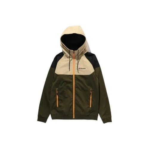 Columbia совместный бренд Оливково-зеленый Мужские куртки
