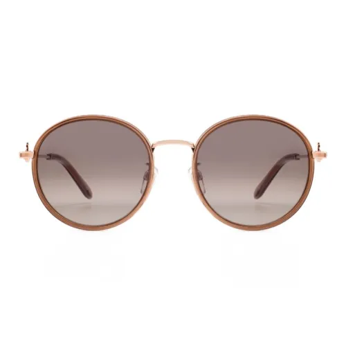 Vivienne Westwood Ацетат Круглые Солнцезащитные очки Унисекс Коричневый