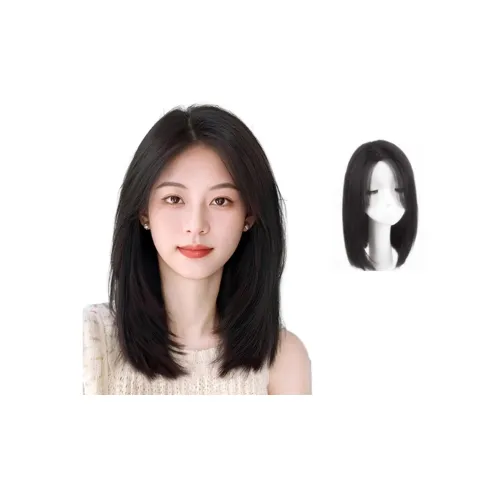 TIANKONGSHU Средний Длина Ключица Полная Перука Искусственные Волосы Боб Крой