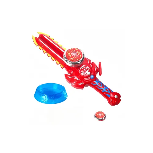 BEIBEIJIA Свет Вверх Вращающийся Меч Пусковое устройство DUAL Игрок BATTLE SPINNER Волчки Игрушка