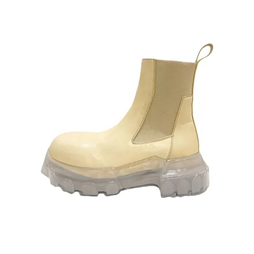 RICK OWENS совместный бренд RO Ankle Длина Челси Женские Желтый