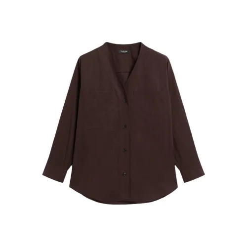 Massimo Dutti Коричневые Женские Рубашки