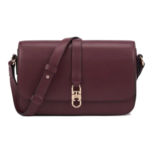 Tommy Hilfiger Искусственная кожа Сумка через плечо Женская Красная