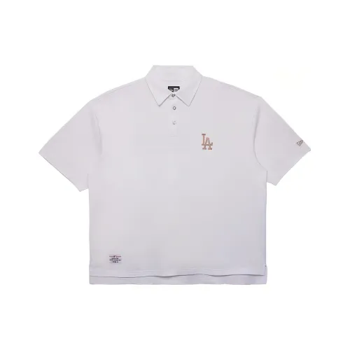 New Era Поло Унисекс Белый