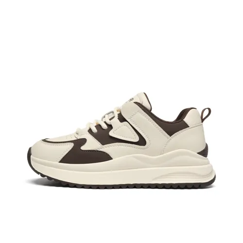 ZHR Повседневный Низкий Топ Бежевый Коричневый Женский