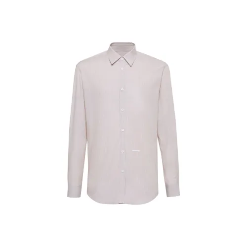 DSQUARED 2 FW24 Рубашка Мужская Светлый Бежевый