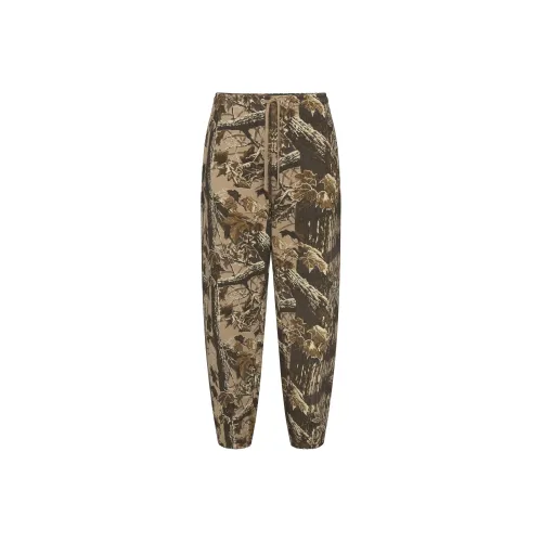 SKIMS FW25 Мужская одежда Коллекция Тяжелый флис MENS REALTREE Совместная линия RELAXED JOGGER Повседневные брюки Мужской
