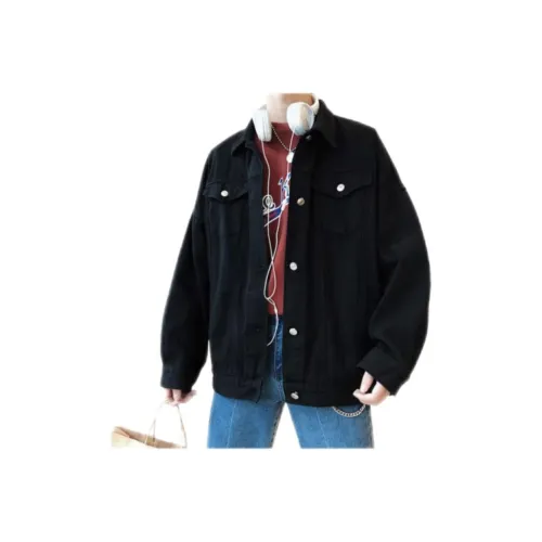 Wooden Rabbit Мужская одежда Свободный крой Универсальный Уменьшение Hong KONG Стиль Укороченная куртка Casual Sports Модный Мужской