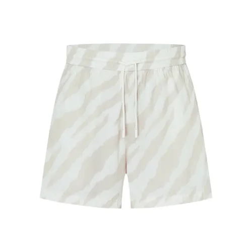 MO&CO Two Tone Зебровый принт Женские Повседневные шорты