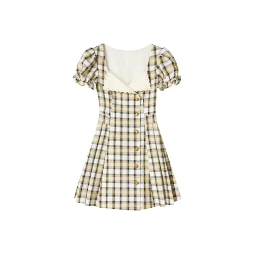 UENA Короткий рукав платье женское