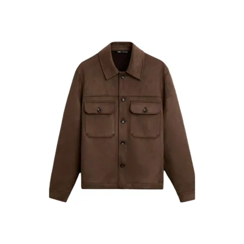 ZARA Коричневый Мужские Куртки