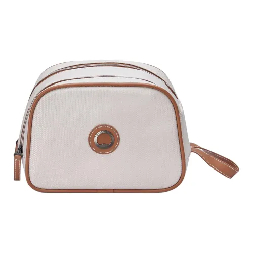 DELSEY Переработанная полиэстеровая сумка для туалетных принадлежностей сумка для путешествий унисекс экрю