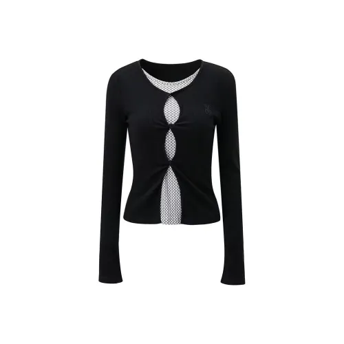 MA JOURNEE Черный Женский Трикотаж