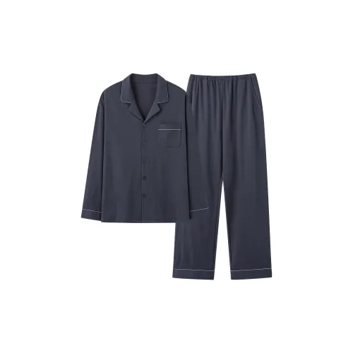 Pretty lady Черный Серый Цвет Мужской Пижамный Комплект