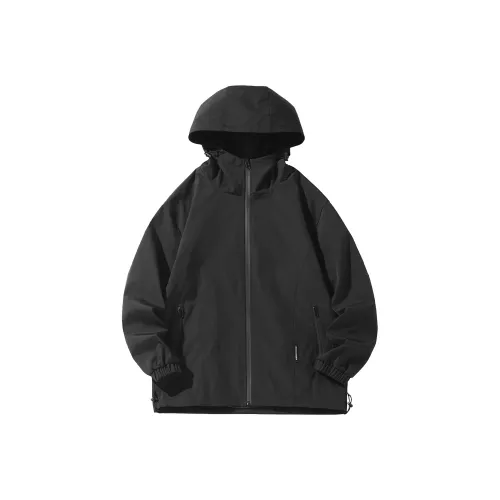 GONGFUSHE Черный Унисекс Куртки