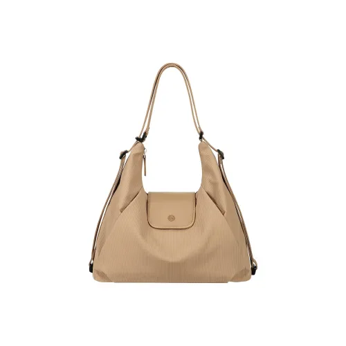 GOLF Ткань Сумка через плечо Стандартная Женская Гравий Коричневый Элегантный Черный