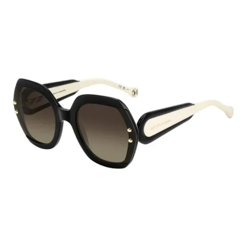 CarolinaHerrera. Ацетат нерегулярная форма солнцезащитные очки женские черный