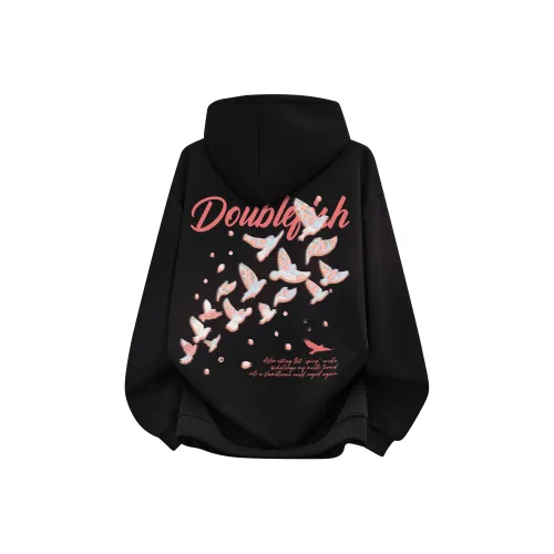 DOUBLEFISH Длинный рукав Толстовка Унисекс