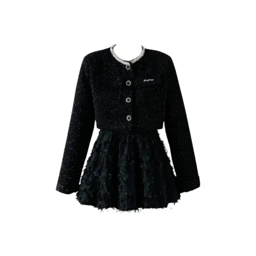 ORANDOR WEAR Черный Женские Комплекты с Юбкой