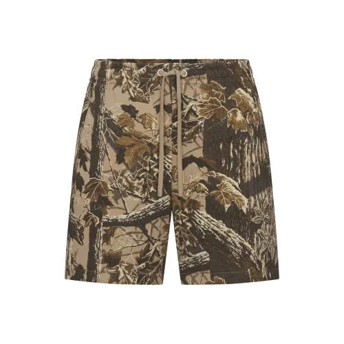 SKIMS FW25 Мужская одежда Коллекция Тяжелый флис MENS REALTREE Совместный бренд RELAXED JOGGER Повседневные шорты Мужской