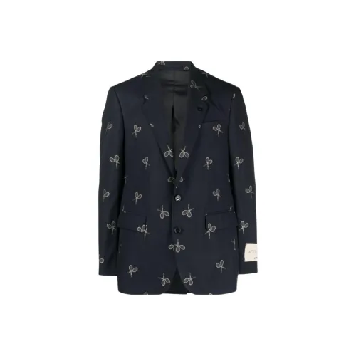 LARDINI Морской Синий Мужской Деловой Костюм